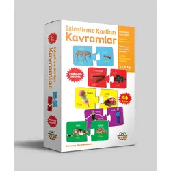 Kavramlar - Eşleştirme Kartları (3+ Yaş) - Muhammet Cüneyt Özcan - 0-6 Yaş Yayınları
