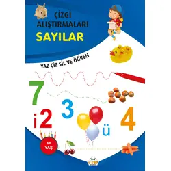 Sayılar - Çizgi Alıştırmaları - Emine Ulusoy - 0-6 Yaş Yayınları