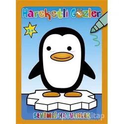 Sevimli Hayvanlar - Hareketli Gözler - Kolektif - 0-6 Yaş Yayınları