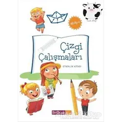 Çizgi Çalışmaları Etkinlik Kitabı 48 Ay - Elif Alkan - Bir Ocak Yayınları