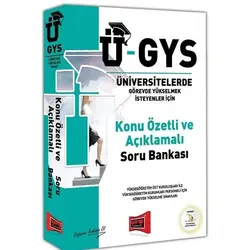 Yargı ÜGYS Konu Özetli Açıklamalı Soru Bankası