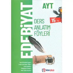 Lider Plus AYT Edebiyat Ders Anlatım Föyleri