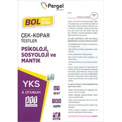 Pergel AYT Psikoloji, Sosyoloji ve Mantık Çek Kopar Testler