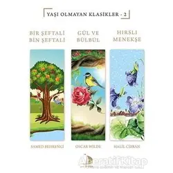 Bir Şeftali Bin Şeftali - Gül ve Bülbül - Hırslı Menekşe - Oscar Wilde - Destek Yayınları