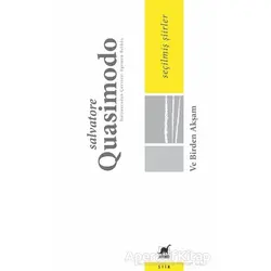 Ve Birden Akşam - Salvatore Quasimodo - Ayrıntı Yayınları