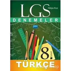 8. Sınıf LGS Türkçe Denemeler - Hülya Koz - Nobel Sınav Yayınları