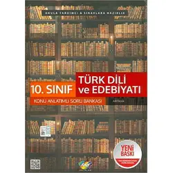 FDD 10.Sınıf Türk Dili ve Edebiyatı Konu Anlatımlı Soru Bankası