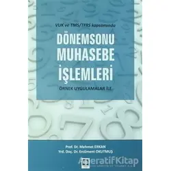 Dönemsonu Muhasebe İşlemleri - Mehmet Erkan - Ekin Basım Yayın