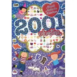 2001 Çıkartma - Neşeli Aktivite Kitabım - Çiçek Yayıncılık