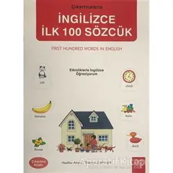 Çıkartmalarla İngilizce İlk 100 Sözcük - Heather Amery - 1001 Çiçek Kitaplar