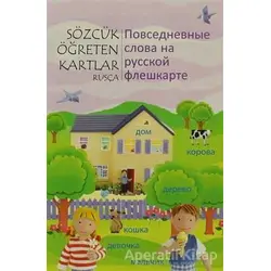 Sözcük Öğreten Kartlar - Rusça - Kolektif - 1001 Çiçek Kitaplar