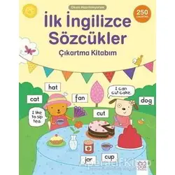 Okula Hazırlanıyorum - İlk İngilizce Sözcükler Çıkartma Kitabım - Kolektif - 1001 Çiçek Kitaplar