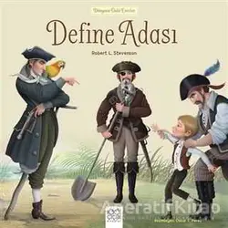 Define Adası - Dünyaca Ünlü Eserler - Robert Louis Stevenson - 1001 Çiçek Kitaplar