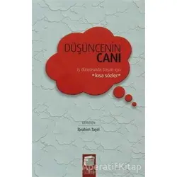 Düşüncenin Canı - Derleme - Final Kültür Sanat Yayınları