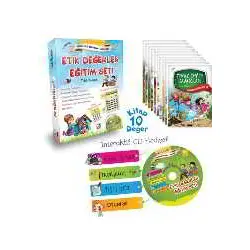 2. Sınıflar İçin Etik Değerler Eğitim Seti (10 Kitap Takım) - Tuba Bozcan - Damla Yayınevi