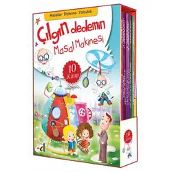Çılgın Dedemin Masal Makinesi (10 Kitap Takım) - Sara Gürbüz Özeren - Damla Yayınevi