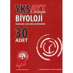 Zafer AYT Biyoloji Çözümlü 30lu Deneme