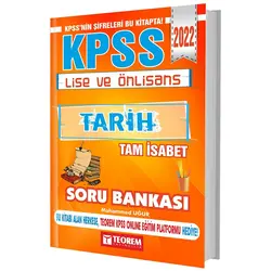 Teorem 2022 KPSS Lise Ön Lisans Tarih Tam İsabet Soru Bankası
