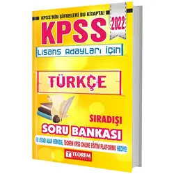 Teorem 2022 KPSS Türkçe Sıradışı Soru Bankası