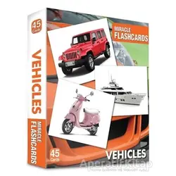 Miracle Flashcards - Vehicles Box 45 Cards - Kolektif - MK Publications