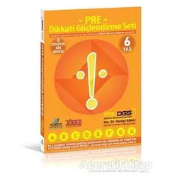 Adeda PRE Dikkati Güçlendirme Seti Anasınıfı 6 Yaş - Osman Abalı - Adeda Yayınları