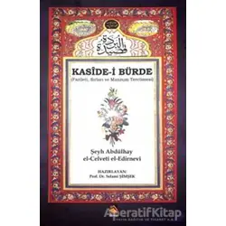 Kaside-i Bürde - Şeyh Abdülhay el-Celveti el-Edirnevi - Buhara Yayınları