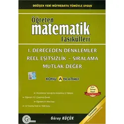 Gür Öğreten Matematik 1.Dereceden Denklemler, Reel Eşitsizlik - Sıralama Mutlak Değer