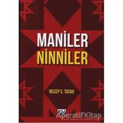 Maniler - Ninniler - Recep S. Tatar - Su Yayınevi