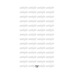 Antişiir - Sinan Oza - Ar Yayınları