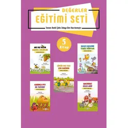 Değerler Eğitimi Seti (5 Kitap) - Yasemin Katı - Akıllı Zebra