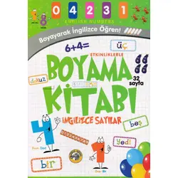 Etkinliklerle Boyama Kitabı İngilizce Sayılar - Emrecan Zengin - Akıllı Zebra