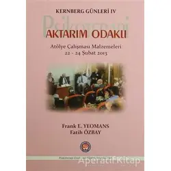 Kernberg Günleri 4 Psikoterapi Aktarım Odaklı - Fatih Özbay - Psikoterapi Enstitüsü