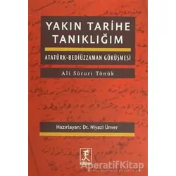 Yakın Tarihe Tanıklığım - Ali Süruri Tönük - Hitabevi Yayınları