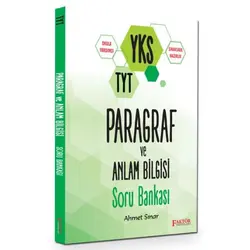 Faktör YKS TYT Paragraf ve Anlam Bilgisi Soru Bankası (Kampanyalı)