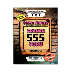 TYT Sosyal bilimler Aranan 555 Soru Bankası Sistematik Yayınları