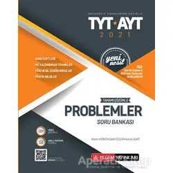 2021 TYT-AYT Tamamı Çözümlü Problemler Soru Bankası - Kolektif - Pegem Akademi Yayıncılık