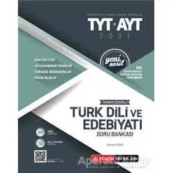 2021 TYT-AYT Tamamı Çözümlü Edebiyat Soru Bankası - Kolektif - Pegem Akademi Yayıncılık