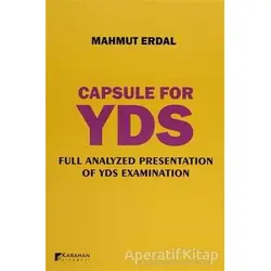 Capsule For YDS - Mahmut Erdal - Karahan Kitabevi