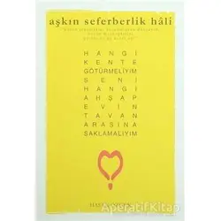 Aşkın Seferberlik Hali - Hasan Özgen - Kültürkent Kuledibi Yayınları