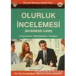 Olurluk İncelemesi (Business Case) - Kolektif - Optimist Kitap