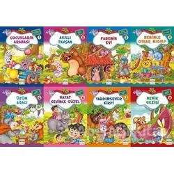 Neşeli Orman Hikayeleri Dizisi (8 Kitap Takım) - Büyük Boy - Bestami Yazgan - Nar Yayınları