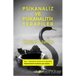 Psikanaliz ve Psikanalitik Terapiler - Jeremy D. Safran - Okuyan Us Yayınları