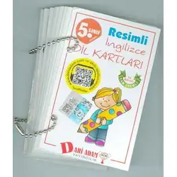 5.Sınıf Resimli İngilizce Dil Kartları Dahi Adam Yayınları