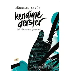 Kendime Dersler - Uğurcan Akyüz - Payda Yayıncılık