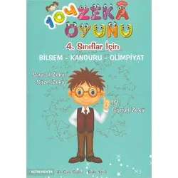 Altın Nokta 4.Sınıf 104 Zeka Oyunu Bilsem - Kanguru - Olimpiyat Kitabı