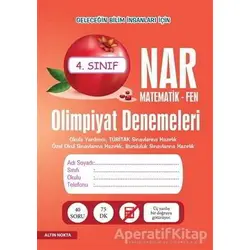 Nar Olimpiyat Denemeleri 4. Sınıf Matematik-Fen