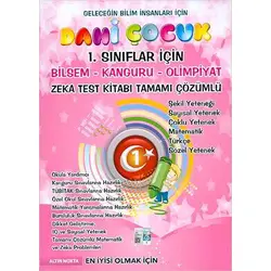 Altın Nokta 1.Sınıf Dahi Çocuk Bilsem Kanguru Olimpiyat Zeka Kitabı