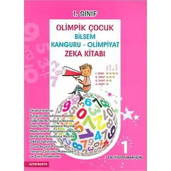 Altın Nokta 1.Sınıf Olimpik Çocuk Bilsem Kanguru Olimpiyat Zeka Kitabı