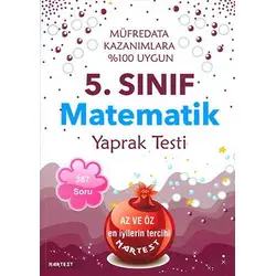Nartest 5.Sınıf Matematik Yaprak Testi