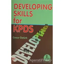 Pelikan Developing Skills for KPDS - Cesur Öztürk - Pelikan Tıp Teknik Yayıncılık - Cesur Öztürk